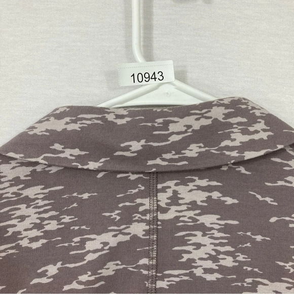 LOGO by Lori Goldstein Brown Gray Soft Stretch Knit Blazer Size Large - Picture 10 of 10